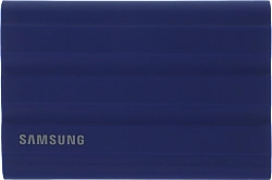 Накопитель SSD Samsung Original USB-C 2Tb MU-PE2T0R/WW Shield T7 1.8" синий