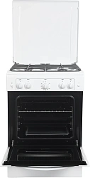 Плита Газовая Gefest ПГ 6100-02 0309 белый (металлическая крышка) реш.чугун