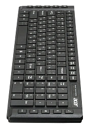 Клавиатура Acer OKW010 черный USB slim Multimedia (ZL.KBDEE.002)