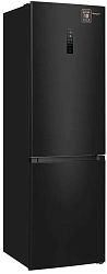 Холодильник Weissgauff WRK 2000 Total NoFrost Inverter Black Inox 2-хкамерн. черный инвертер