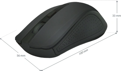 Мышь Defender Accura MM-935 черный оптическая 1600dpi беспров. USB для ноутбука 3but (52935)