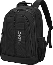 Рюкзак для ноутбука 15.6" Digma Stash S2 черный полиэстер (DGBP15S2BK)