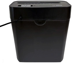 Шредер Office Kit S45N 2x13 черный (секр.P-5) фрагменты 6лист. 14лтр. скобы пл.карты