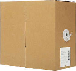 Кабель сетевой KingPrice KP-utp-c5e-0.4mm-cca-305m 1Гбит/с UTP 4 пары cat.5E solid 0.40мм CCA 305м серый
