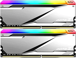 Память DDR5 2x16GB 6200MHz Netac NTZED5P62DP-32S Z RGB RTL Gaming PC5-49600 CL32 DIMM 288-pin 1.35В с радиатором Ret