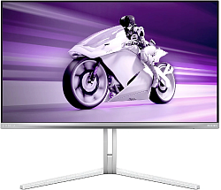 Монитор Philips 26.5" Evnia Gaming 27M2N8500 белый QD OLED LED 16:9 HDMI M/M матовая HAS 1000:1 250cd 178гр/178гр 2560x1440 360Hz DP 2K USB 7.35кг
