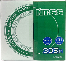 Кабель информационный NTSS NTSS-IN-UTP4-5E-LSZH-OR кат.5E UTP 4 пары 24AWG LSZH внутренний 305м оранжевый