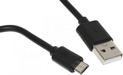 Кабель Buro BU-MICROUSB-1M USB (m)-micro USB (m) 1м черный
