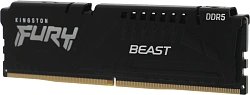 Память DDR5 8GB 5600MHz Kingston KF556C40BB-8 Fury Beast Black RTL Gaming PC5-44800 CL40 DIMM 288-pin 1.25В single rank с радиатором Ret
