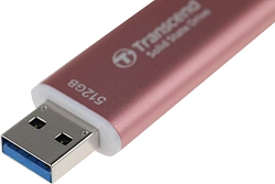 Накопитель SSD Transcend USB-C 512GB TS512GESD310P розовый