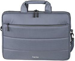 Сумка для ноутбука 13.3" Hama Toronto серый/голубой нейлон (00216567)