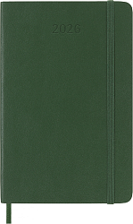 Еженедельник Moleskine CLASSIC SOFT WKNT Pocket 90x140мм 144стр. мягкая обложка зеленый