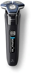 Бритва роторная Philips Series 7000 S7886/35 реж.эл.:3 питан.:аккум. черный/синий
