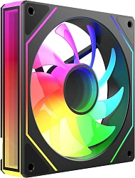 Вентилятор для корпуса Bloody CF-11 LCD ARGB 120х120x25 черный 4-pin 32дБ (упак.:1шт) (CF-11-ARGB120-BK) Ret