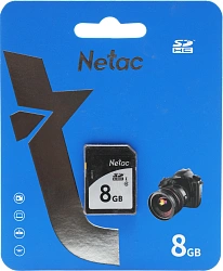 Флеш карта SDHC 8GB Netac NT02P600STN-008G-R P600 w/o adapter