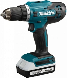 Дрель-шуруповерт Makita HP488D002 18Вт аккум. патрон:быстрозажимной (кейс в комплекте)