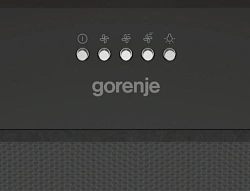 Вытяжка встраиваемая Gorenje BHI626E6B черный управление: кнопочное (1 мотор)