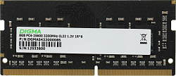 Память DDR4 8Gb 3200MHz Digma DGMAS43200008S RTL PC4-25600 CL22 SO-DIMM 260-pin 1.2В single rank Ret
