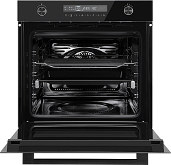 Духовой шкаф Электрический Weissgauff EOM 751 PDB Black Edition черный