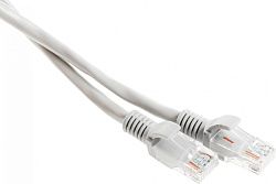 Патч-корд Premier PP12-10M 1000Гбит/с UTP 4 пары cat.5E CCA molded 10м серый RJ-45 (m)-RJ-45 (m)