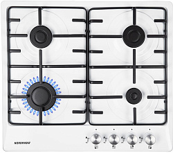 Газовая варочная поверхность Nordfrost HS 6040 W белый