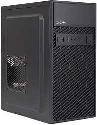 Корпус Digma DCC-MN303 черный без БП mATX 1x80mm 2x120mm 1xUSB2.0 1xUSB3.0 audio