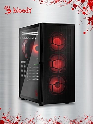 ПК Bloody BD-PC RAB84T2 TWR Ryzen 5 7500F (3.7) 32Gb SSD1Tb RTX5060 8Gb Windows 11 Home 64 2.5xGbitEth 650W черный (RUS) (2142036)