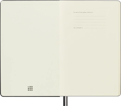 Блокнот Moleskine CLASSIC EXPENDED QP066EXP Large 130х210мм 400стр. пунктир твердая обложка черный