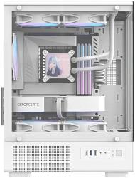 Корпус Formula Crystal Z1CM Plus AR v2 белый без БП mATX 2x120mm 1xUSB2.0 1xUSB3.0 audio bott PSU