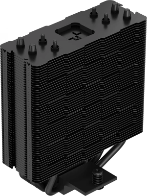 Устройство охлаждения(кулер) Deepcool AG400 Bk ARGB Soc-AM5/AM4/1200/1700/1851 черный/белый 4-pin 31.6dB Al+Cu 220W 614gr Ret (R-AG400-BKANMC-G-2)