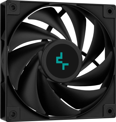Устройство охлаждения(кулер) Deepcool AG400 Soc-AM5/AM4/1200/1700/1851 серебристый/черный 4-pin 18-31.6dB Al+Cu 220W 614gr Ret (R-AG400-BKNNMN-G-1)