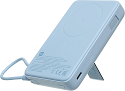 Мобильный аккумулятор Xiaomi Magnetic BHR08PCGL 10000mAh QC3.0/PD3.0 33W 3A USB-C беспров.зар. голубой