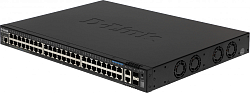 Коммутатор D-Link DGS-1520-52MP/A1A (L3) 48x1Гбит/с 2x10Гбит/с 4x2.5Гбит/с 2SFP+ 48PoE+ 370W управляемый