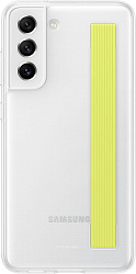 Чехол (клип-кейс) Samsung для Samsung Galaxy S21 FE Slim Strap Cover белый (EF-XG990CWEGRU)