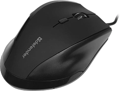 Мышь Defender Accura MM-362 черный оптическая 1600dpi USB 5but (52362)