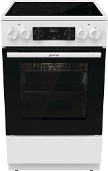 Плита Электрическая Gorenje GEC5C61WG белый стеклокерамика (без крышки)