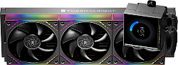 Система водяного охлаждения Thermalright Peerless Vision 360 Soc-AM5/AM4/1200/1700/1851 черный 4-pin 28.1dB Al LCD Ret (P-VISION-360-BL-ARGB)