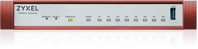 Межсетевой экран Zyxel USG Flex 100H (USGFLEX100H-EUCI01F) 10/100/1000BASE-TX красный