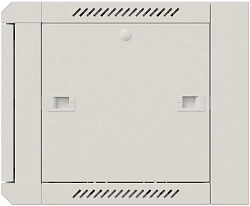Шкаф коммутационный NTSS Премиум (NTSS-W6U6060FD) настенный 6U 570x600мм пер.дв.металл 60кг серый 500мм 18.8кг 220град. 370мм IP20 сталь