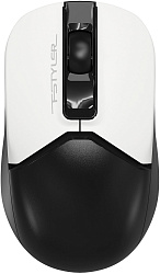 Мышь A4Tech Fstyler FB12S черный/белый оптическая 1200dpi silent беспров. BT/Radio USB 2but (FB12S USB PANDA)