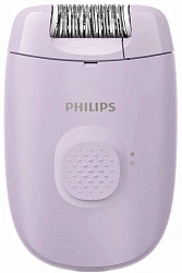 Эпилятор Philips BRE237/00 скор.:1 насад.:2 от электр.сети фиолетовый