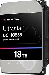 Жесткий диск WD SATA-III 18TB 0B48723 WUH722018CLE6L4 Ultrastar DC HC555 512E (7200rpm) 512Mb 3.5"