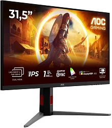Монитор AOC 31.5" Gaming U32G4U черный/красный IPS LED 16:9 HDMI матовая HAS Piv 450cd 178гр/178гр 3840x2160 160Hz DP 4K USB 8.01кг