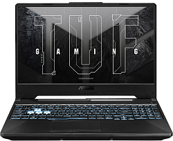 Ноутбук Asus TUF Gaming A15 FA506NF-HN042 Ryzen 5 7535HS 8Gb SSD512Gb NVIDIA GeForce RTX 2050 4Gb 15.6" IPS FHD (1920x1080) без ОС black WiFi BT Cam (90NR0JE7-M004R0)