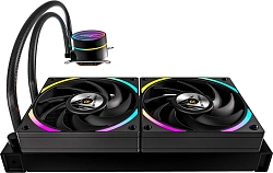 Система водяного охлаждения Formula Oasis L240 ARGB Soc-AM5/AM4/1200/2066/1700/1851 черный 4-pin 1-27.2dB Al+Cu 310W Ret (OASIS L240 ARGB BK)