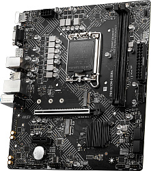 Материнская плата MSI PRO H610M-G DDR4 Soc-1700 Intel H610 2xDDR4 mATX AC`97 8ch(7.1) GbLAN+VGA+HDMI+DP
