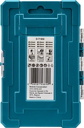 Набор сверл Makita D-71962 по дер/мет/бет (9пред.) для шуруповертов/дрелей