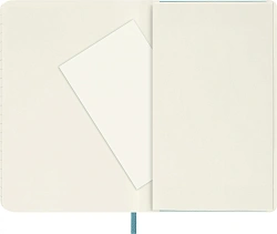 Блокнот Moleskine CLASSIC SOFT QP611B35 Pocket 90x140мм 192стр. линейка мягкая обложка голубой