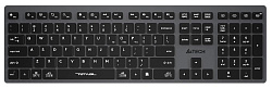 Клавиатура A4Tech Fstyler FBX50C черный USB беспроводная BT/Radio slim Multimedia (FBX50C GREY)