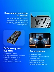 Видеокарта Gigabyte PCI-E 5.0 GV-N5060AORUS E-8GD 1.0 NVIDIA GeForce RTX 5060 8Gb 128bit GDDR7 2497/28000 HDMIx1 DPx3 HDCP Ret
